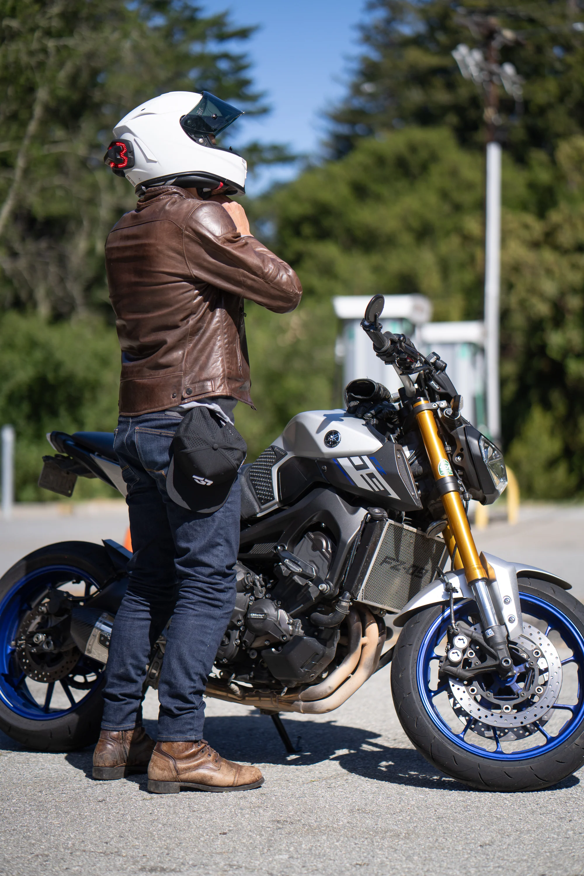 Brake Free Hat - White Stitching - Image 10