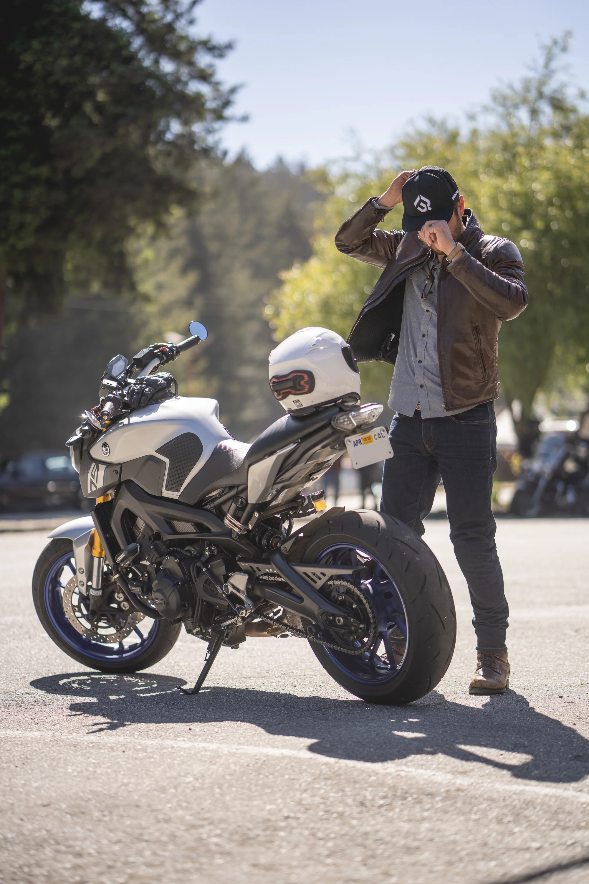 Brake Free Hat - White Stitching - Image 8