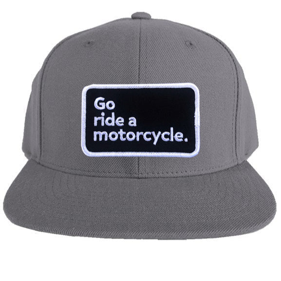 "Go ride a motorcycle" Premium Snapback Hat - Image 7