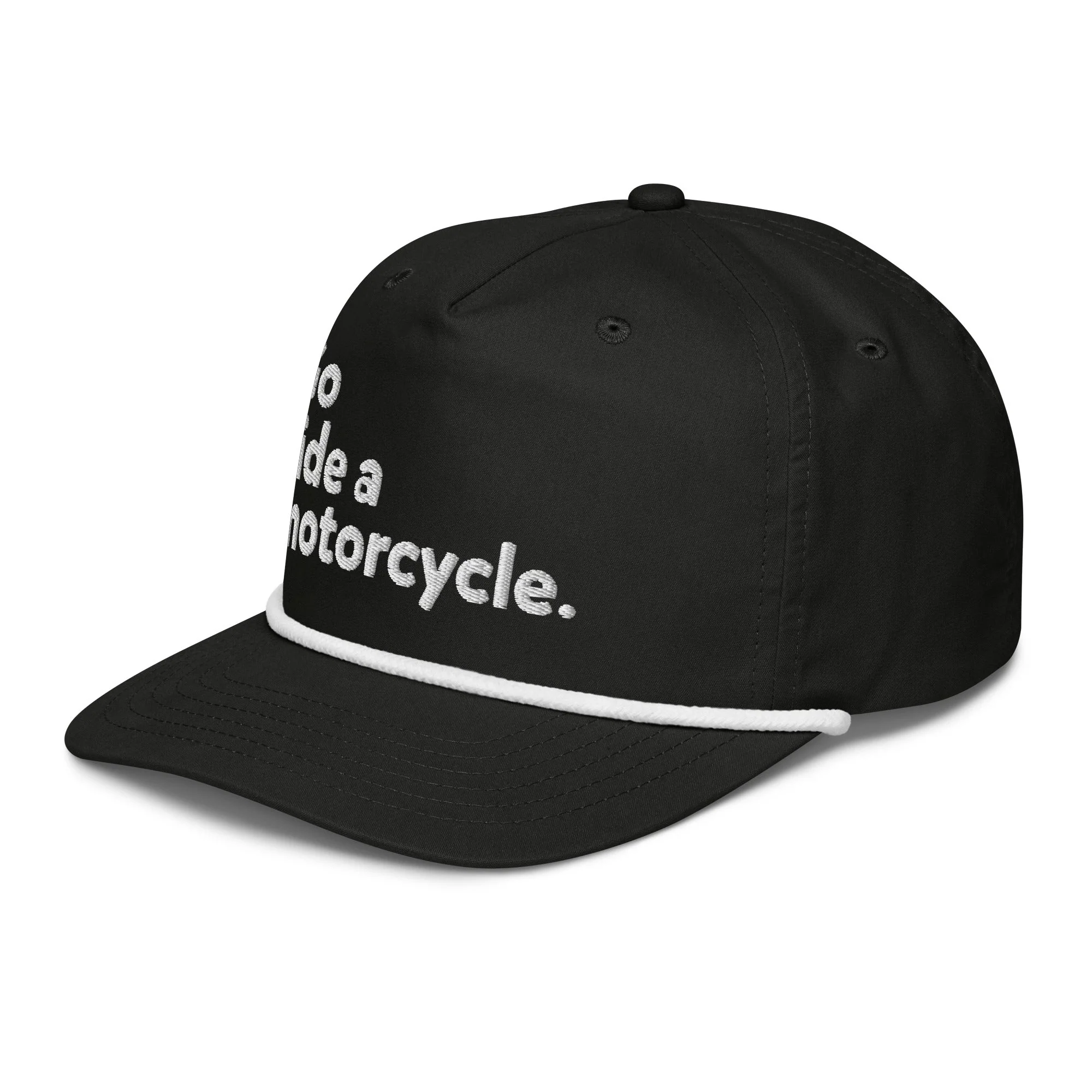 'Go ride a motorcycle' Rope Cap - Image 6